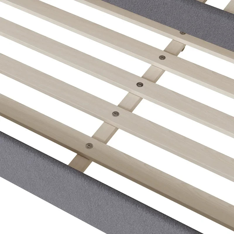 Divano-letto Teddy in pile rosa/grigio/beige con letto estraibile e luci LED – Matrimoniale, 2 posti letto