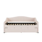 Divano-letto Teddy in pile rosa/grigio/beige con letto estraibile e luci LED – Matrimoniale, 2 posti letto