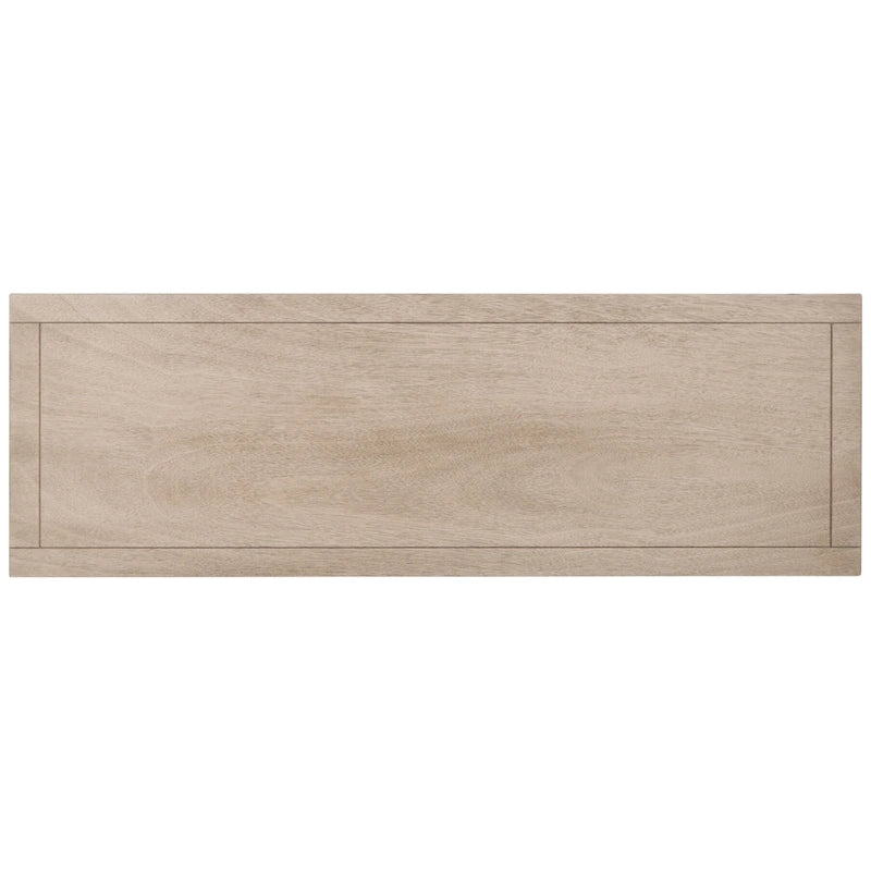 Panca contenitore a 3 cassetti con ripiano inferiore – Sabbia / Nero / Marrone / Bianco invecchiato, 1 posto a sedere