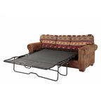 Divano letto a 2 posti Brown Lodge con stampa
