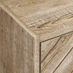 Scarpiera da Terra a 3 Cassetti Grigio/Rovere, Contiene 12-15 Paia