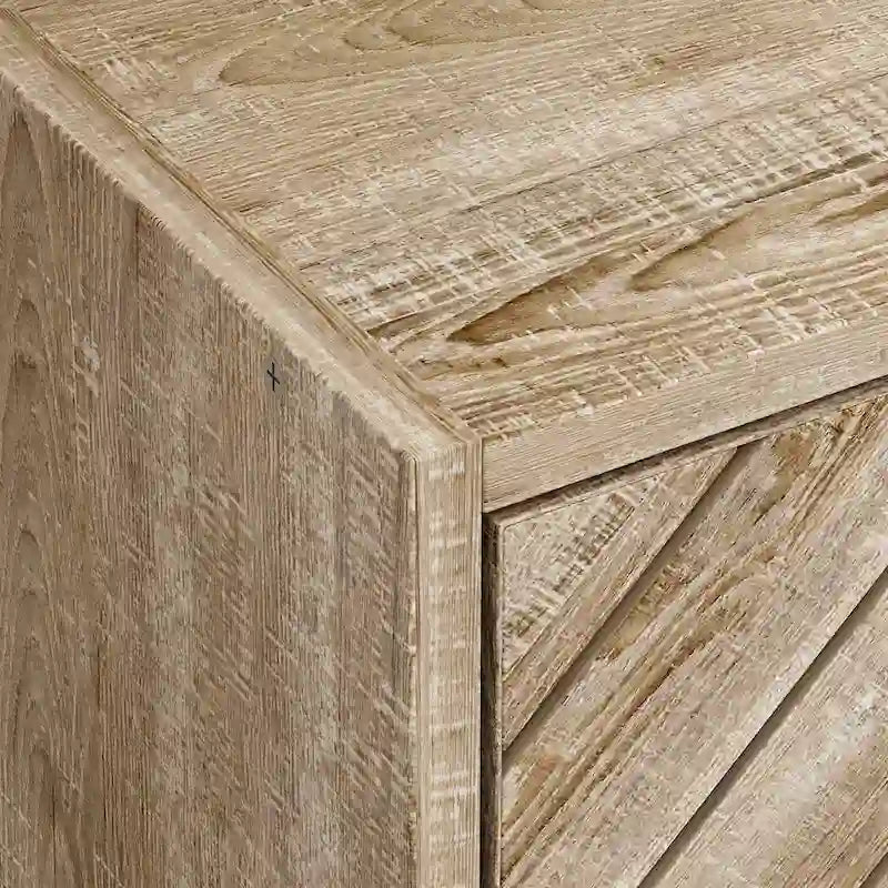 Scarpiera da Terra a 3 Cassetti Grigio/Rovere, Contiene 12-15 Paia