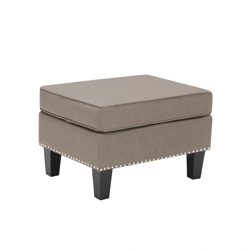 Pouf in tessuto Accent, multicolore, seduta singola