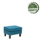 Pouf in tessuto Accent, multicolore, seduta singola