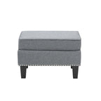 Pouf in tessuto Accent, multicolore, seduta singola