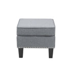 Pouf in tessuto Accent, multicolore, seduta singola