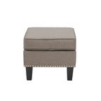 Pouf in tessuto Accent, multicolore, seduta singola