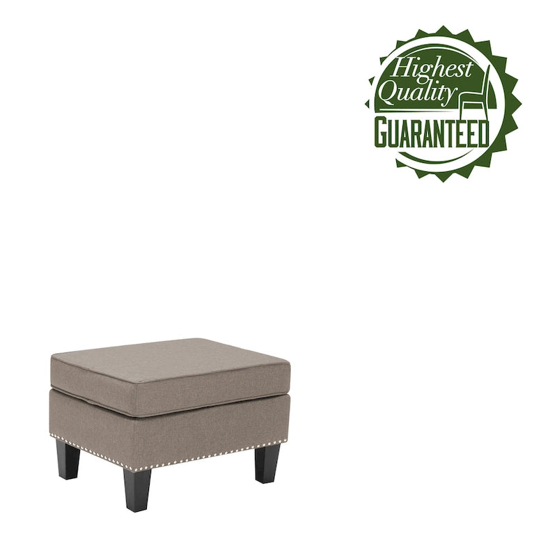 Pouf in tessuto Accent, multicolore, seduta singola