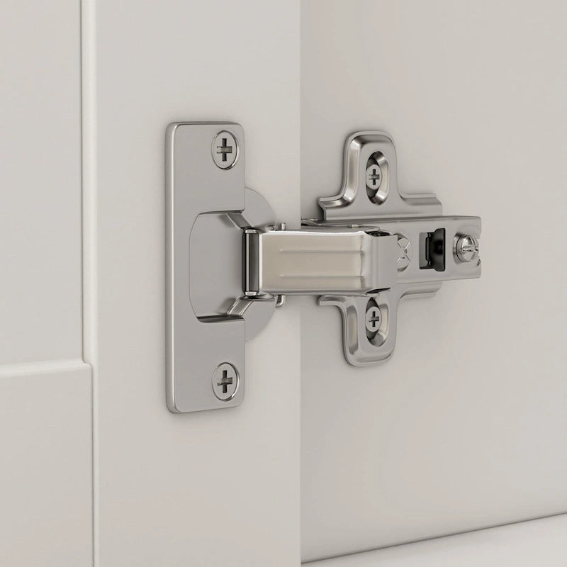 Armadio autoportante bianco/marrone scuro con specchio, 4 ante e 2 cassetti, per 1 persona