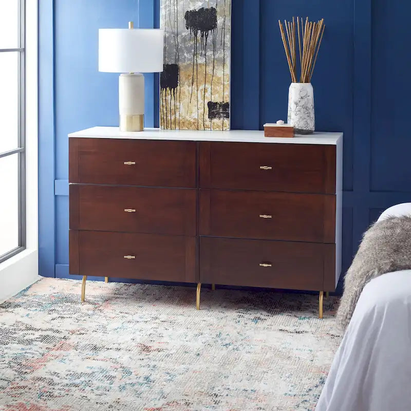 SAFAVIEH Ranka 6 Drawer Dresser