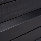 Comò 6 cassetti – Bianco Lavato / Rovere Medio / Nero