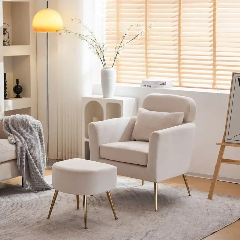 Poltrona singola | Bouclé / Velluto / Tessuto | Beige, Rosa, Ruggine, Grigio | 1 Posto