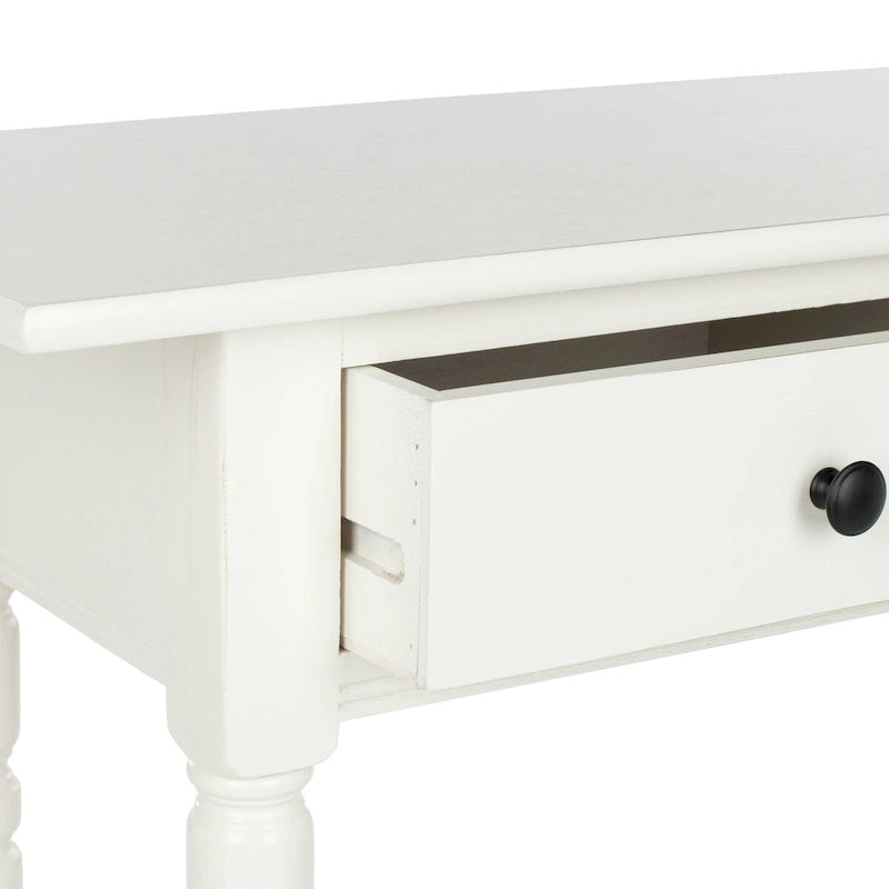 Consolle a 2 cassetti | Effetto invecchiato/Vintage | Gambe a fuso | Montaggio a 1 persona