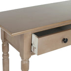 Consolle a 2 cassetti | Effetto invecchiato/Vintage | Gambe a fuso | Montaggio a 1 persona