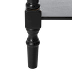Consolle a 2 cassetti | Effetto invecchiato/Vintage | Gambe a fuso | Montaggio a 1 persona