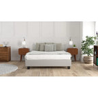 Struttura letto imbottita con piattaforma Grigio / Avorio / Pietra – Queen / King / California King